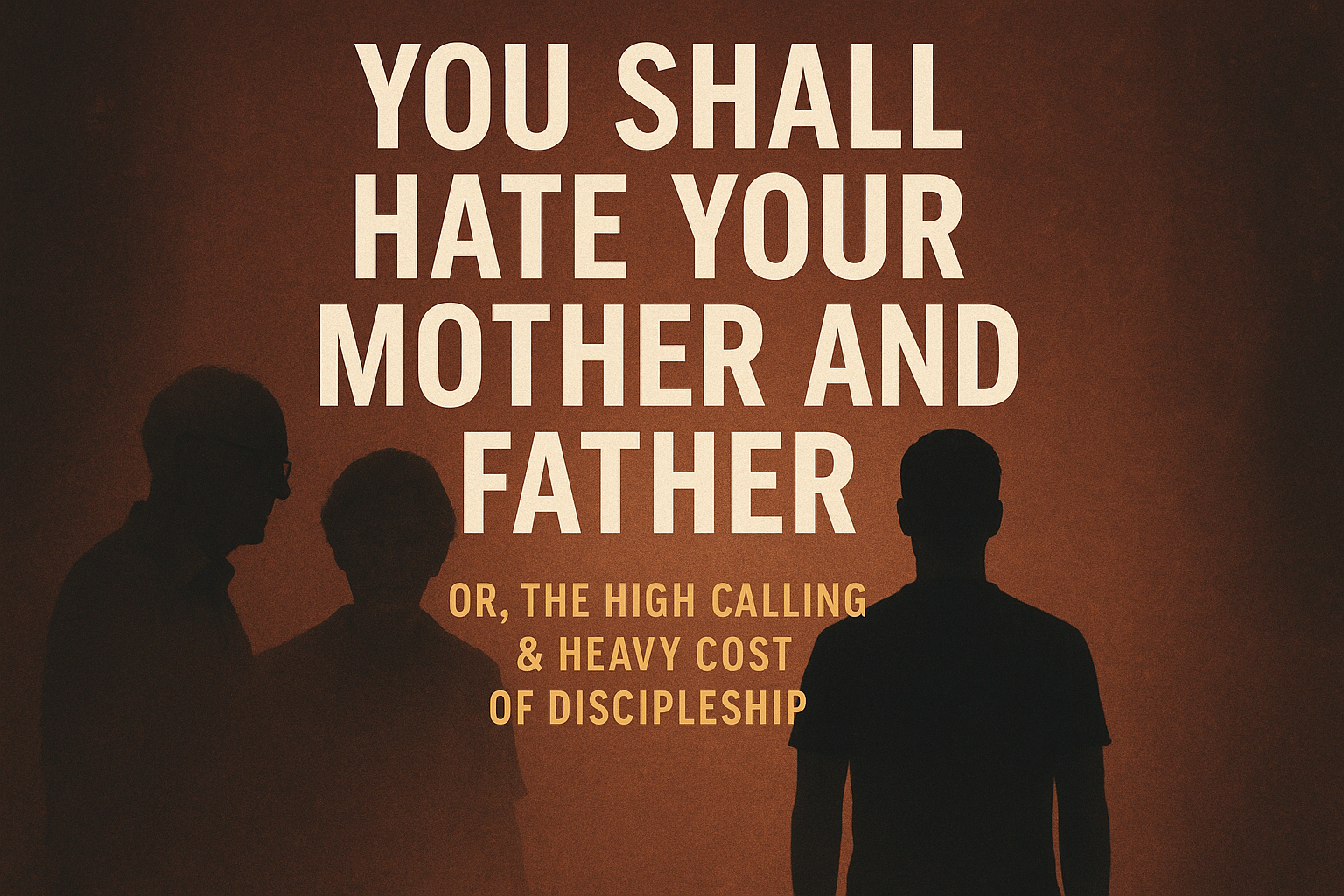 AI-generated featured image for: You shall hate your Mother and Father: Or, the High Calling & Heavy Cost of Discipleship